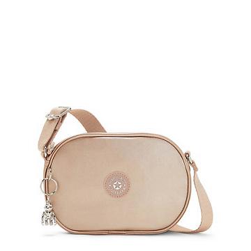 Kipling Gema Metallic Crossbody Táska Arany Metal | HU 1167QM